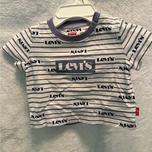 Levi's Kids Navy and White Logo T-Shirt